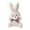 White, variant on Plush Bunny Doll Keychain - Mini Stuffed Animal Bag Charm, 5 Inches