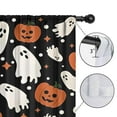 thumbnail image 4 of Blackout Kids Curtains,Black Halloween Ghosts and Pumpkins Childrens Insulated Curtains Set Of 2,Bedroom Essentials,Toddler Room Decor 42"x84", 4 of 5