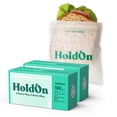 thumbnail image 1 of Bolsas para sándwiches HoldOn Zipseal, compostables, 15 ml (paquete de 2, 200), 1 of 6