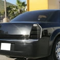 thumbnail image 2 of Spec-D Tuning Glossy Black Smoke LED Bar Tail Lights Compatible with 2005-2007 Chrysler 300C, Left + Right Pair Assembly, 2 of 7
