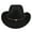 Black, variant on Cowboy Hats for Men Women, Cowgirl Hat Wide Brim Felt Hats with Bull Head, Western Retro Vintage Jazz Hat Cowboy Hats for Lover