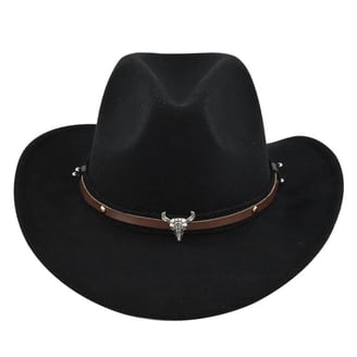 Deago Western Suede Cowboy Hat for Men Women Classic Roll Up  display picture 2