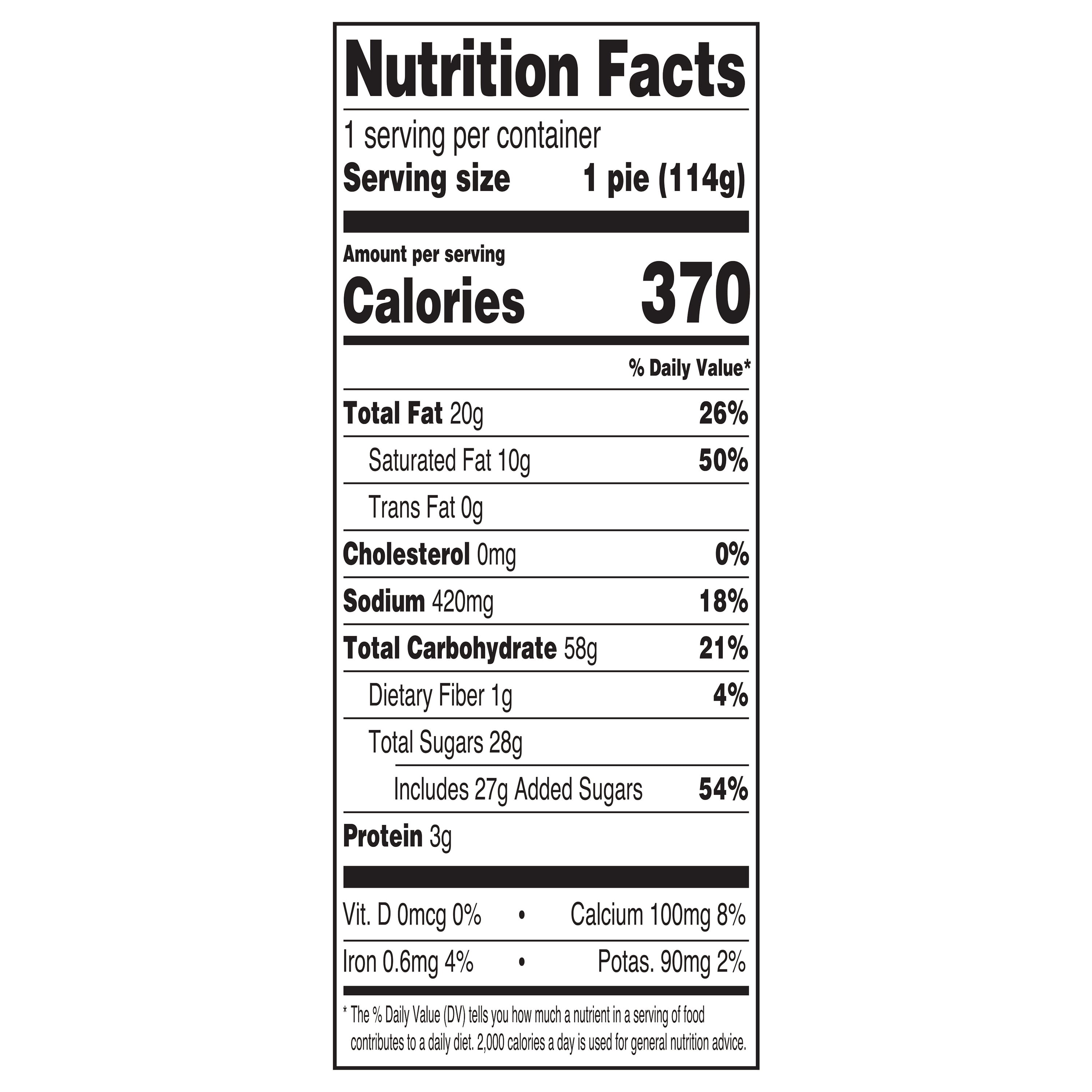 Freshness Guaranteed 4" S'mores Mini Baked Pie, 4 oz (Shelf Stable), Paperboard Box