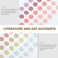 thumbnail image 2 of Shisuyan Dot Design Stickers Assorted Color 4Pcs 2.4X1.6In, 2 of 9