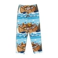 thumbnail image 4 of Fotbe Animals on Noah's Ark Floating Women's Pajama Pants,Sleepwear Pants,Pj Bottoms Drawstring And Pockets-Small, 4 of 9