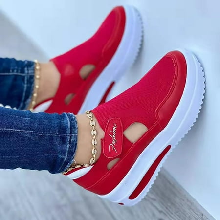 

Yoslce Woman Shoes Spring And Summer New Casual Women S Flat Breathable Womens