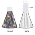 thumbnail image 3 of Yayeee Kitchen Hanging Hand Towels Set of 2 with Loop Bathroom Absorbent Tie Towel, Neon Llamas Pattern, 3 of 7