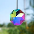 thumbnail image 3 of YOHAVEN 60mm Hanging Crystal Suncatcher Window Decoration, Prism Sun Catcher for Home Office Garden Car Wedding Party Bright Colorful Decor, 3 of 6