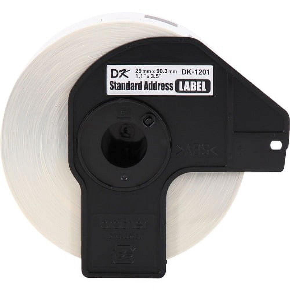 Brother Address Label White - Paper - 400 / Roll - 1200 Total Label(s)