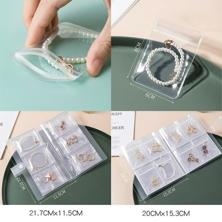 20 grids seal Jewelry Organizer bags Travel Jewelry Storage Bags