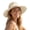 beige, variant on Sun Hat Panama Fedora Straw Beach Hat with Wind Lanyard UPF | Packable for Travel, Hidden Hook and Loop Fit, Breathable Sweatband, Ideal for Summer Pool, Hiking & Gardening