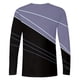 thumbnail image 4 of Blusas y camisas de manga larga y cuello redondo para hombre, estilo casual, estampado, cuello redondo, manga corta, poliéster, 4 of 4