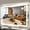 White-39"L x 27"W, variant on 14"x12"vanity Mirror Lighted Makeup For Vanity Desk Smart Touch Control 360° Rotation 3-color Modes Gifts Women Bedroom White