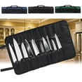 thumbnail image 3 of 22 Roll Bag Cutter Roll Storage Pouch Organizer Home chen Garden Wrench Tools Storage Bag , Blue, 3 of 8