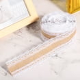 thumbnail image 1 of Lace Linen Roll, Multi-Purpose With Pin Natural Burlap Ribbon, For Gift Wrap Wedding 1,2,3,4, 1 of 8