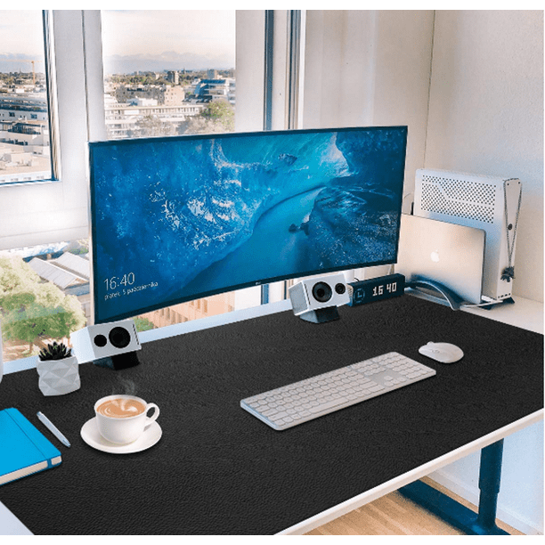 Large Leather Desk Pads for Gaming Mice 36" x 20" Gaming Mouse Pad