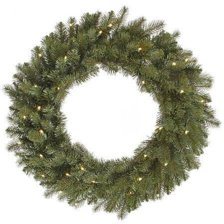 Vickerman 27188 - 24" Colorado Spruce 40 Warm White Wide Angle LED Lights Christmas Wreath (D123625LED)
