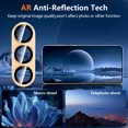 thumbnail image 5 of CASEFIV for Samsung Galaxy S26 Plus Camera Lens Protector Tempered Glass Camera Cover,9H Hardness Aluminum Metal Lens Film,Anti-Scratch Strong Stickiness Case Friendly,1 Pack Gold, 5 of 8