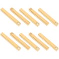 thumbnail image 1 of Houderco 10Ud Etiquetas Colgantes De Acero Inoxidable Dorado Para Grabado En Llaveros Y Collares, 1 of 6