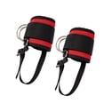 thumbnail image 3 of Correas de tobillo Zulema 2 piezas para máquina de cable fitness retroceso rojo, 3 of 8