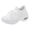 thumbnail image 3 of Fsqjgq Espadrilles pour Femmes à Lacets Chaussures de Course pour Femmes Espadrilles de Marche Confortables Chaussures Décontractées en Maille Chaussures de Travail, 3 of 9