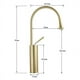 thumbnail image 5 of Grifo elegante para lavabo de baño, montado en la encimera con guía de instalación sencilla, diseño extraíble para caño flexible, núcleo de válvula de cerámica para mayor durabilidad, 5 of 5
