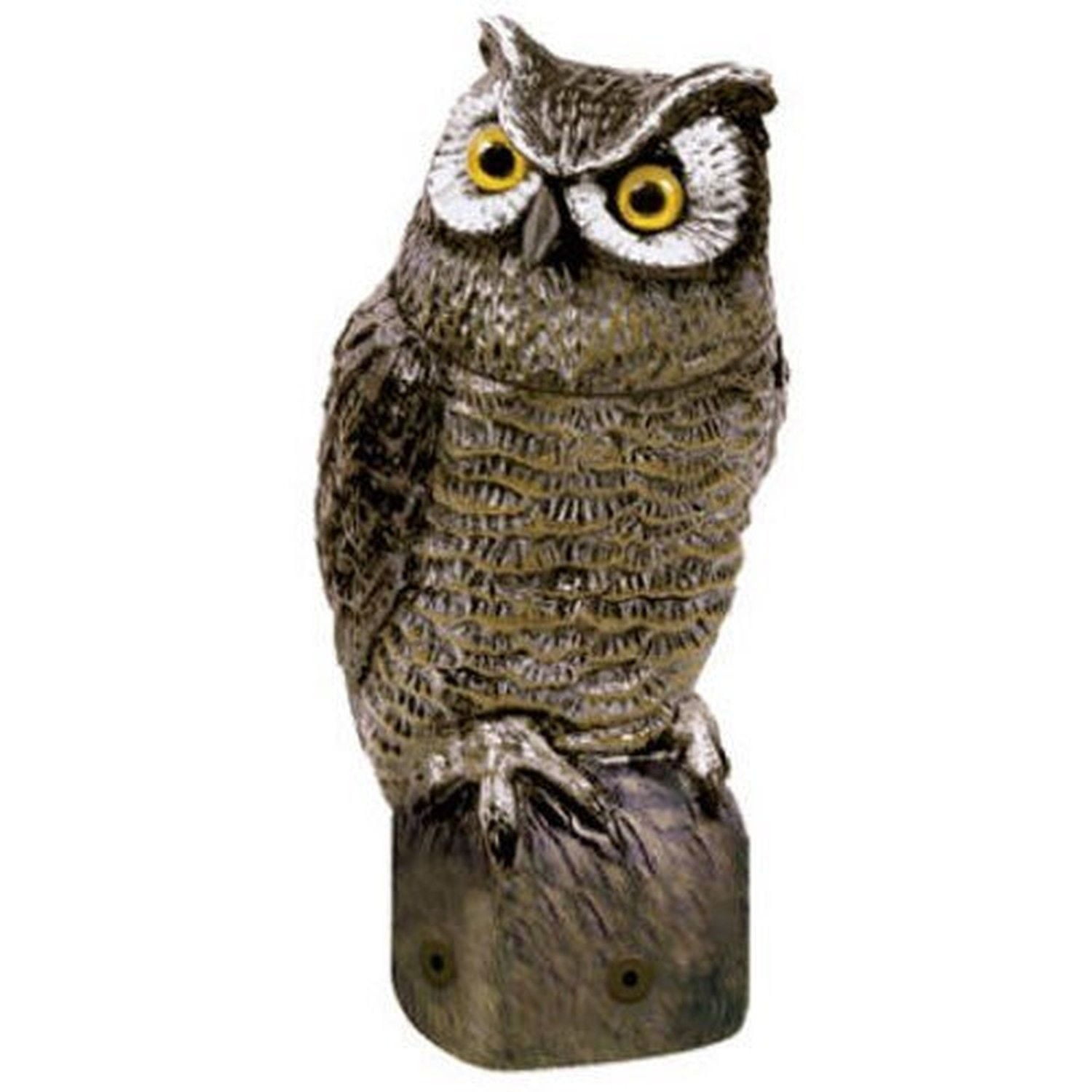 Garden defense electronic owls