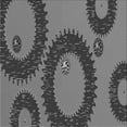 thumbnail image 1 of Ahgly Company Machine Washable Indoor Square Transitional Gunmetal Gray Area Rugs, 6' Square, 1 of 7