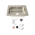 thumbnail image 1 of Tarja Fregadero Tipo Bar Acero Inox 64x59 Cm Con Kit S/mezcl, 1 of 5