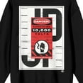 thumbnail image 2 of Jurassic Park Restricted Area 10,000 Volts Adult Black Crew Neck Sweatshirt-XXL, 2 of 7