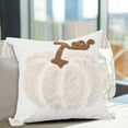 thumbnail image 4 of Pillow Covers under $5! Yannianjz Fall Pillow Covers, Farmhouse Pumpkin Decorative Throw Cozy Pillow Cover Fall Decorations Embroidered Fluffy Autumn Pillowcase for Home Indoor Sofa Bedroom, 4 of 7