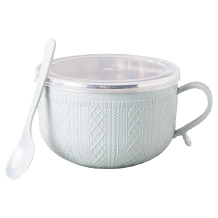 ACDANC 2026 New Unbreakable Microwave Soup Mugs with Lids and Handles,Microwave Ramen Bowl with Lid for Soup and Instant Noodles,Oatmeal,Gumbo,Salad,Bpa Free Plastic Drinking Mug with Cover