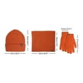 thumbnail image 3 of ZSQDM Women or Men Autumn Winter Warm Cute Hat Scarf Gloves Slouchy Three Pieces Winter Snow Knit Cap Screen Mittens Scarves Sets beanie Pirate Hat Scarf Hat or Gloves Cap Sleeve Tops for Women, 3 of 5