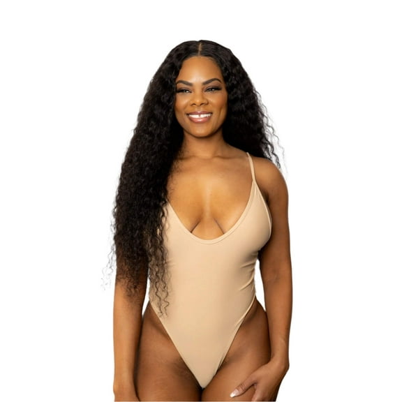 Azzul Swimwear Swimsuit NAMIB Bralette UV/Chlorine Resist Size S Color Nude