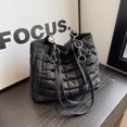 thumbnail image 2 of Bolso bandolera a cuadros para mujer bolso de mano hinchado bolso ligero para mujer y niña bolso de moda, 2 of 9