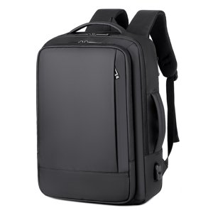 Business Laptop Backpack - College Computer Bag - Slim and Expandable, 31*11*44cm Laptops (Black)