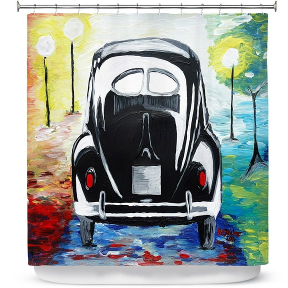 Shower Curtains 70" x 93" from DiaNoche Designs by Markus Bleichner - Volkswagon Bug Split Window