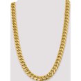 thumbnail image 3 of 14K Yellow Gold 13.2mm Semi-Solid Miami Cuban Chain (26 X 13.2) Made In South Africa bc164-26, 3 of 5