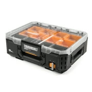 Open Box ToughBuilt Heavy Duty Storage Organizer Portable Tool Box Case, Black