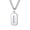 Silver 0, variant on HIJONES Women's Men's Stainless Steel Football Baseball Basketball Engraved Number 0-9 Pendant Sport Link Chain Necklace Silver 9