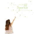thumbnail image 4 of She Leaves a Little Sparkle Girls Room Vinyl Wall Decal Sticker Inspirational Quote with Stars, 4 of 4