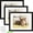 Black Wood Grain, variant on Auralyn Home 11x14 Picture Frames Set of 3, Fits 8x10 with Mat or 11x14 Without Mat, Includes Hanging Kit, Wood Grain