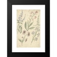 thumbnail image 2 of Elias van Nijmegen 11x14 Black Modern Framed Museum Art Print Titled - Four Studies of Pink and Blue Flowers (1677 - 1755), 2 of 5