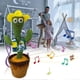 thumbnail image 3 of Electric Cactus Plush Toy with 120 English Songs Funny Singing Dancing Cactus Toy Gifts for Kids, 3 of 4