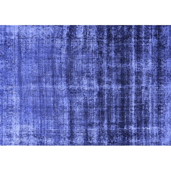 Ahgly Company Indoor Rectangle Persian Blue Bohemian Area Rugs, 8' x 12'