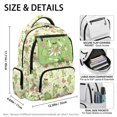 thumbnail image 6 of HUIACONG Cute Frog Print School Backpack for Kids Teens Age 6-16 Spacious Durable Water Resistant Bookbag with Adjustable Padded Straps Multi Pockets for School Travel Daily Use, 6 of 7