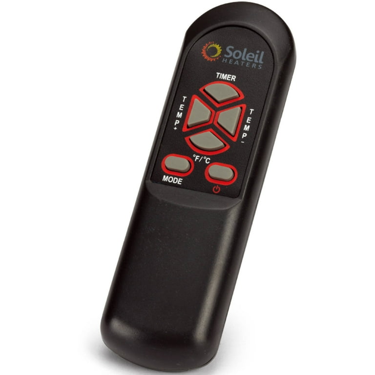 Soleil Infrared 4-Element Quartz Electric Room Heater with Remote, 750/1500  Watt, Black Metal Cabinet with Wheels PH-91S - Walmart.com