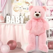 MorisMos Giant Teddy Bear 35.4 Giant Stuffed Animal Big Bear Plush Toy