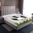thumbnail image 4 of Erosebridal Easter Rabbit Bed Sheets King,Cute Eggs King Sheet Sets,Kids Room Decorative,Reversible,Breathable,4pcs, 4 of 7