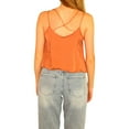 thumbnail image 3 of Aeropostale Womens Charseuse Cami Tank Top, Orange, Juniors, X-Small, 3 of 4